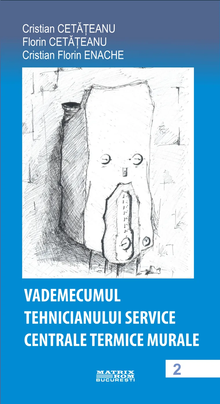 Coperta cărții „Vademecumul tehnicianului service centrale termice murale”