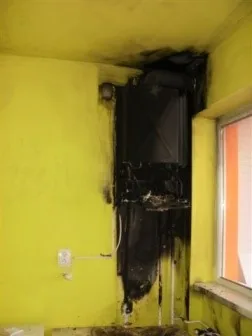 Imagine din articolul: Incendiu datorat centralei termice murale ?
